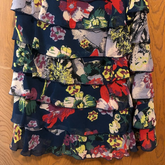 Target Go International 2008 Private Label Collection tiered ruffle dress 1 - Picture 3 of 12